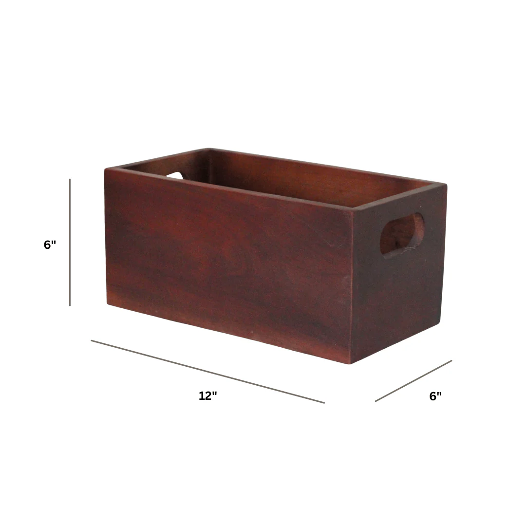 Solid Wood Aaira Organizer | Elegant Kitchen & Dining Table - Image 2