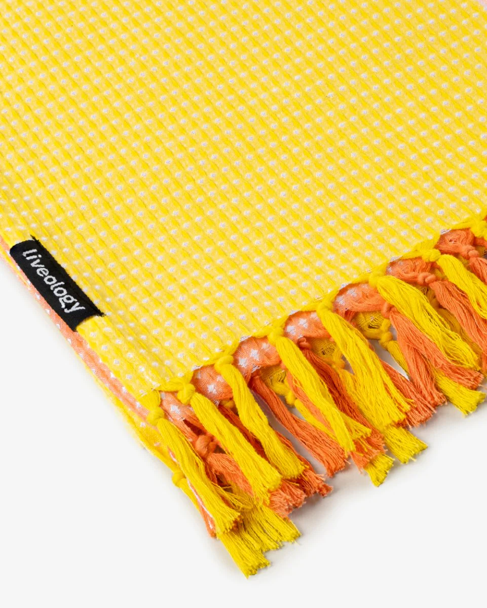 Sorbet Sunrise | Bamboo & cotton Blend Woven | Everyday Towels - Image 5