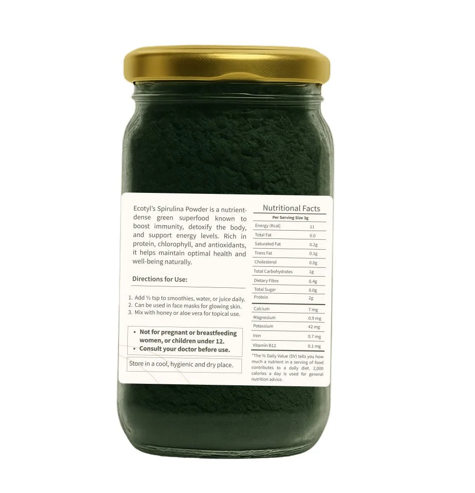 Spirulina Powder | Superfood | High Protein & Nutrients | 100g - Image 5