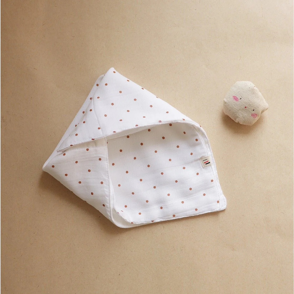 Spottie Dottie Organic Cotton Drool Bib – Soft & Absorbent - Image 3