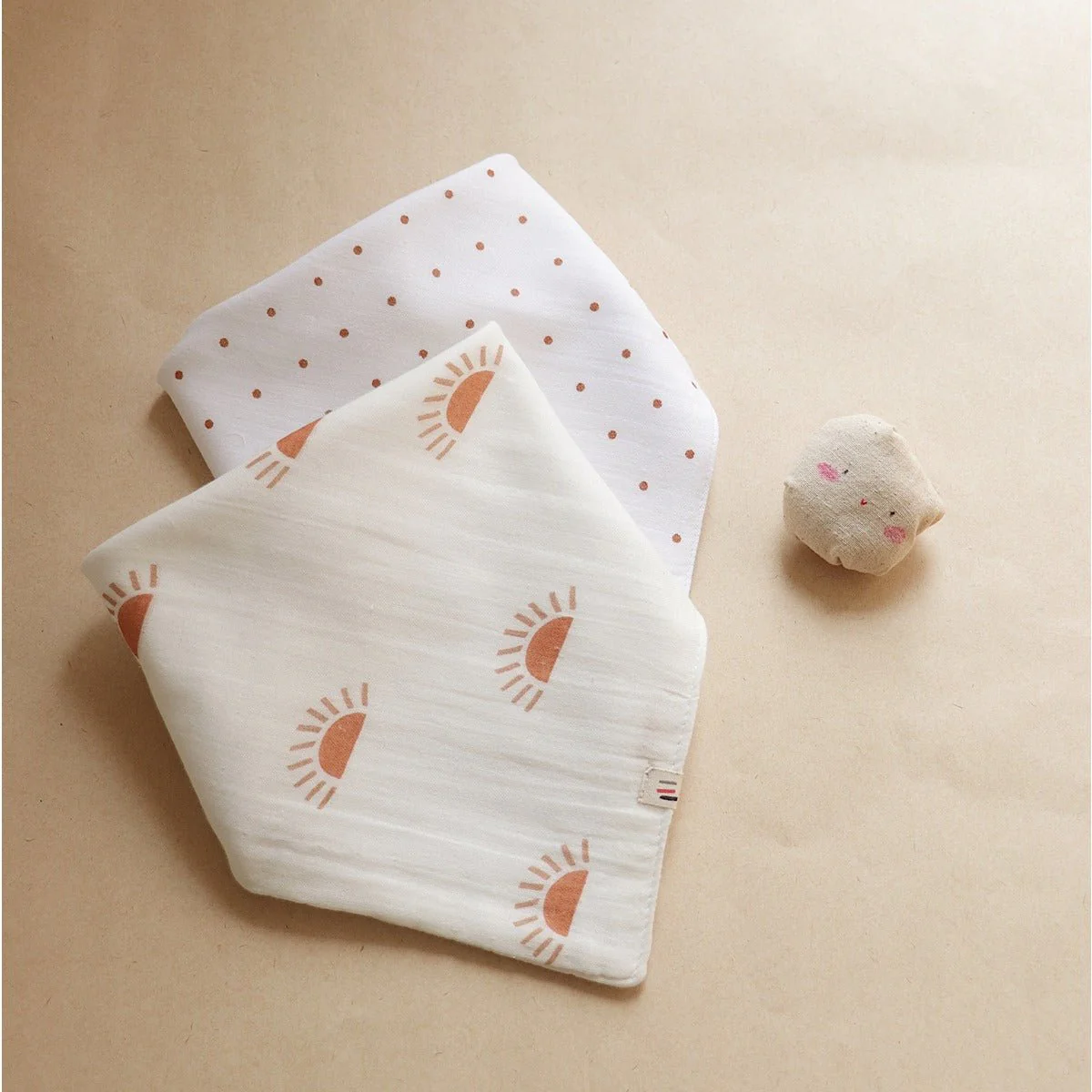 Spottie Dottie Organic Cotton Drool Bib – Soft & Absorbent - Image 4