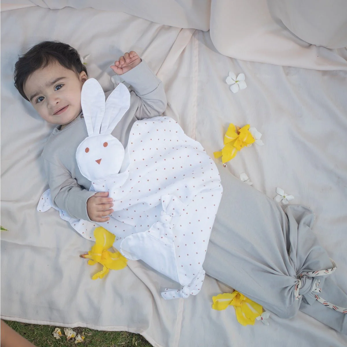 Spottie Dottie Organic Snuggle-Bunny Lovey Toy – Baby Comfort Essential