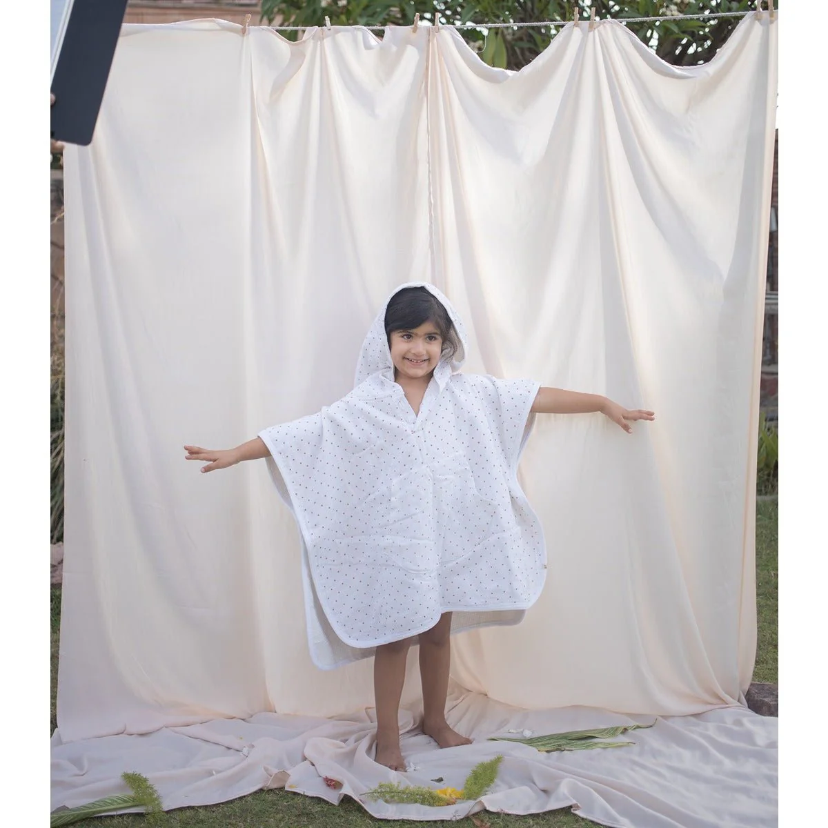 Spottie Dottie Poncho Style Baby Bath Towel – Organic Cotton - Image 6