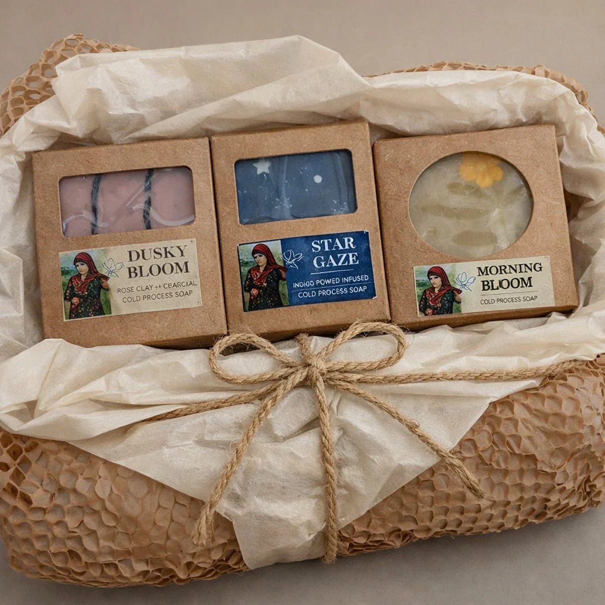 Star Gaze, Dusky Bloom & Morning Blossom Soap Set Pack Of 3