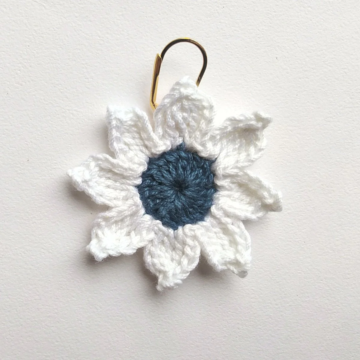 Star Hand Crochet Earrings – Turquoise - Image 2