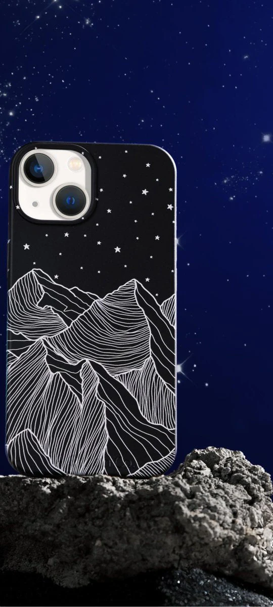 Starry Peaks - Biodegradable Eco-Friendly Phone Case / Mobile Cover - Image 3