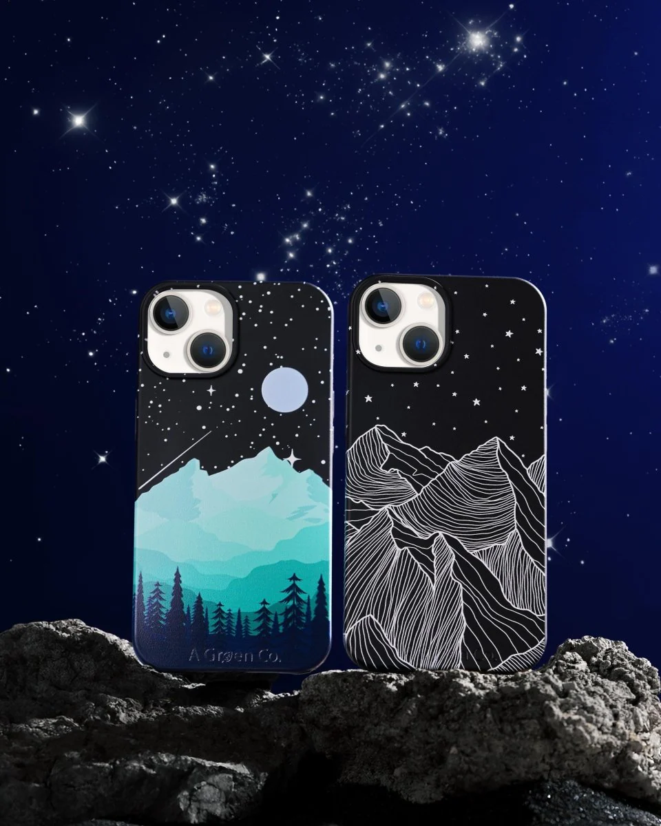 Starry Peaks - Biodegradable Eco-Friendly Phone Case / Mobile Cover - Image 7
