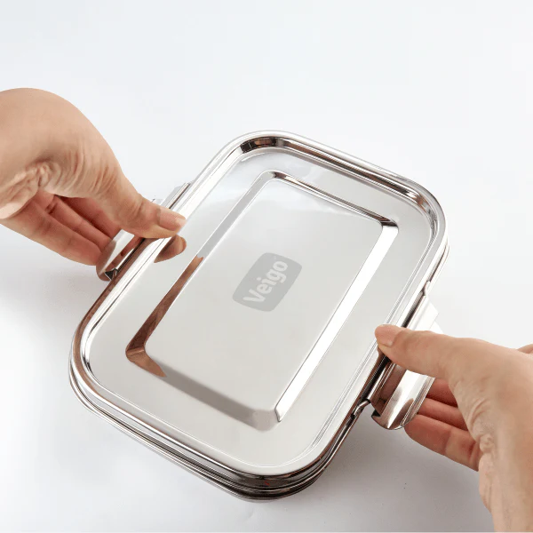 Steel-On: Oven-Safe Steel Lunch Box