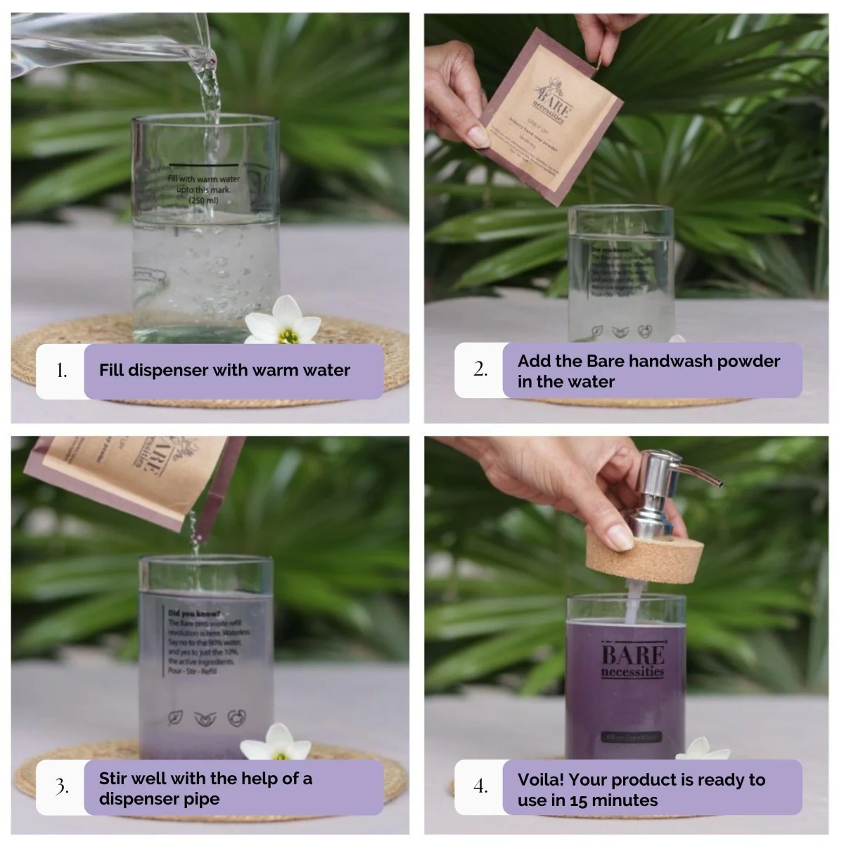 Powder to Liquid Handwash-Citrus Fragrance Pack of 2 - Image 3