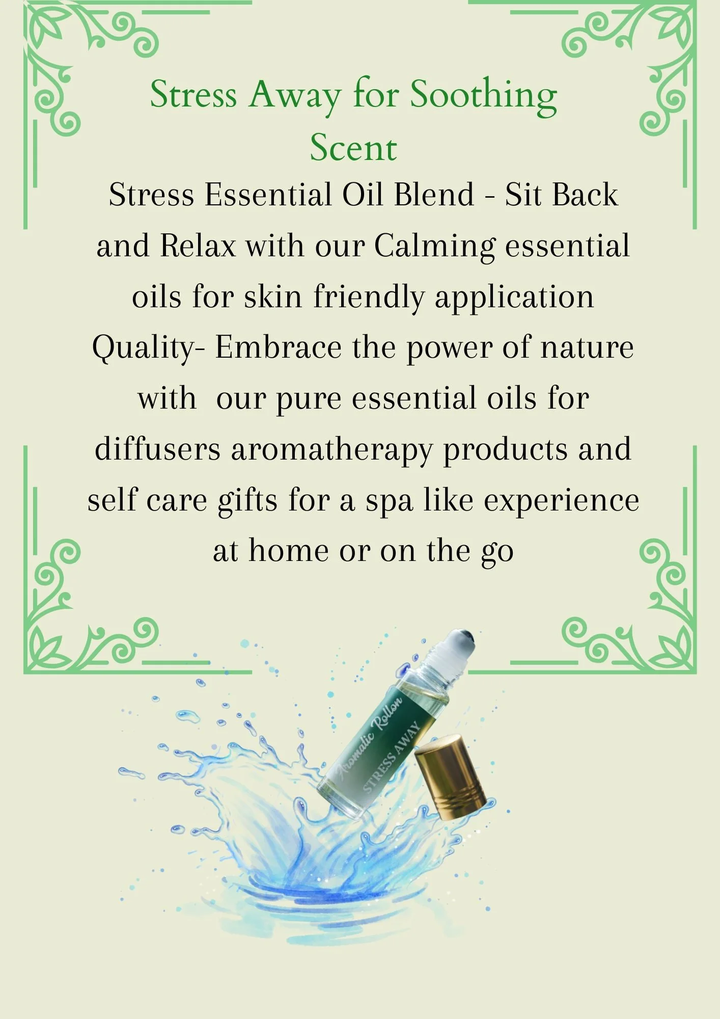 Stress Away Roll-On – Calming Aromatherapy Oil for Relaxation - Image 2