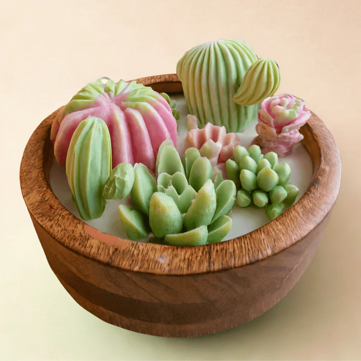 Succulent Scented Candle | Diwali Home Decor & Gifting - Image 3