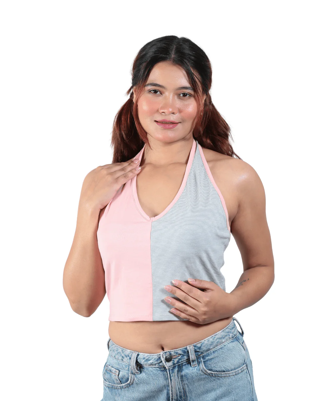 Sugar & Spice Halter Cotton Crop Top - Image 6