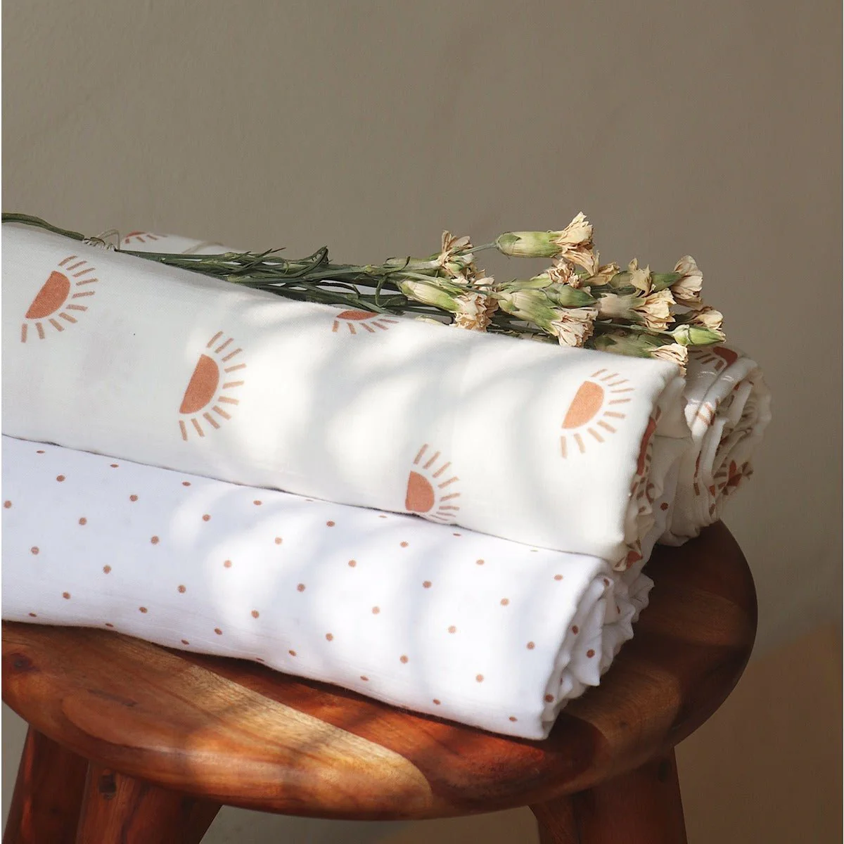 Sunburst Organic Baby Swaddle – Little Cocoon Wrap - Image 3