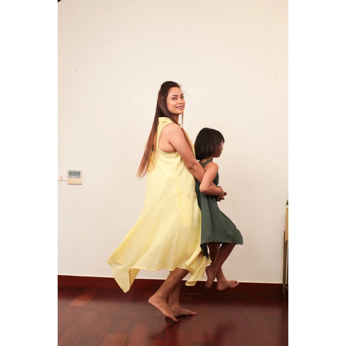 Sunny Sun Coral Dress Maternity Cotton Dress - Image 2