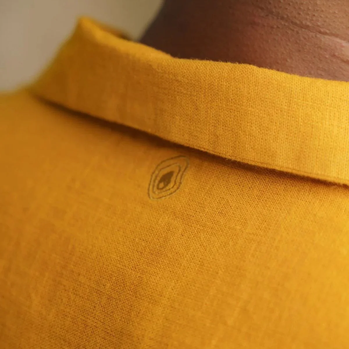 Sunshine Linen Shirt for Men – Yellow Casual Wear - Image 2