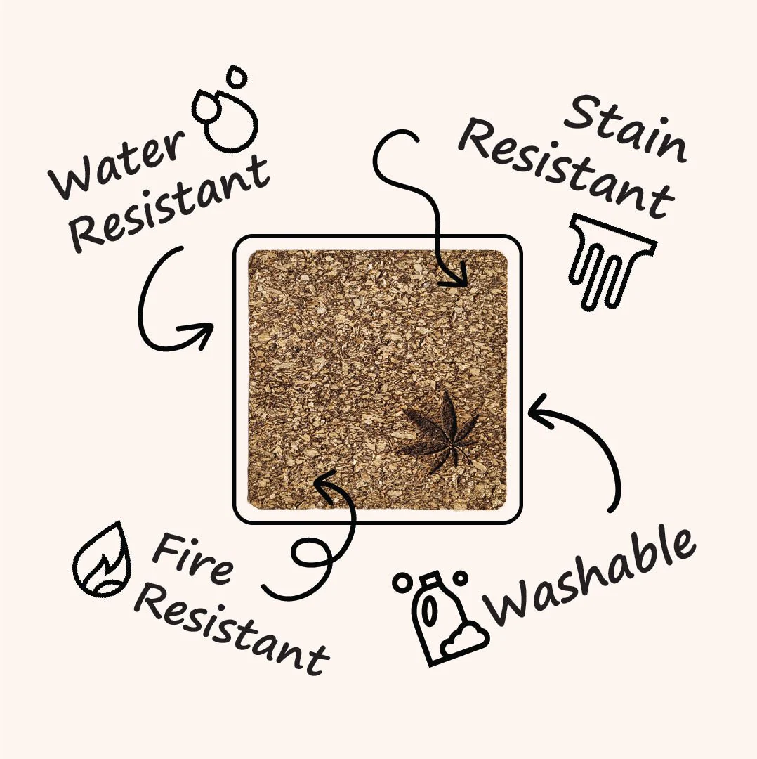 Hemp Tableware Set (Coasters, Trivets and Placemats) - Image 9