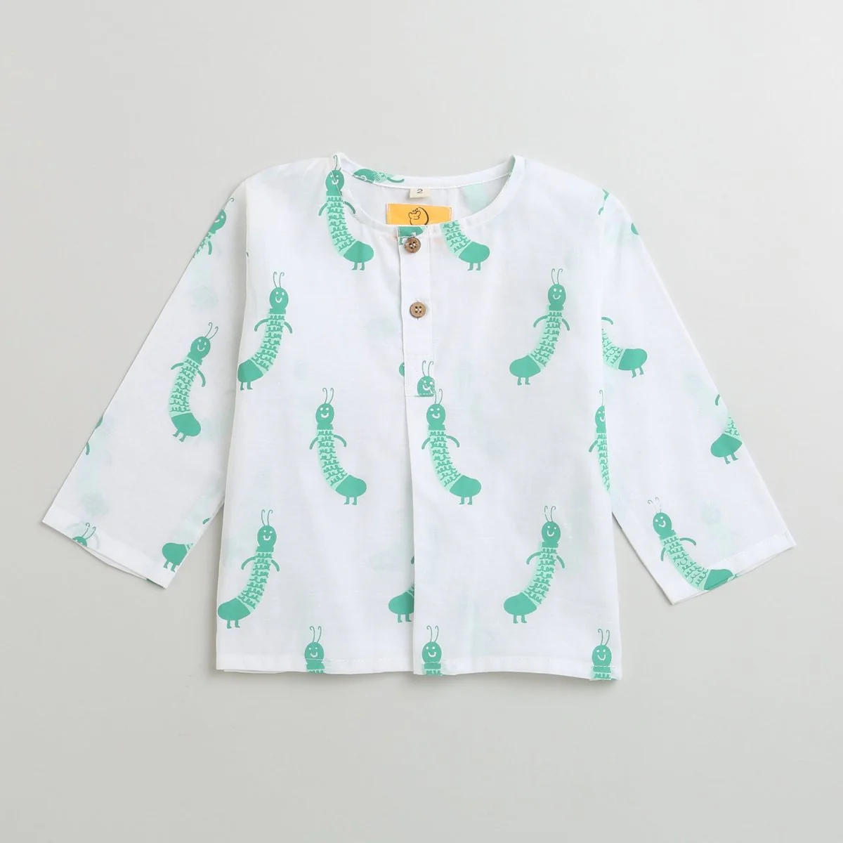 Taily Caterpillar- Unisex Infant Cotton Nightwear - Image 7