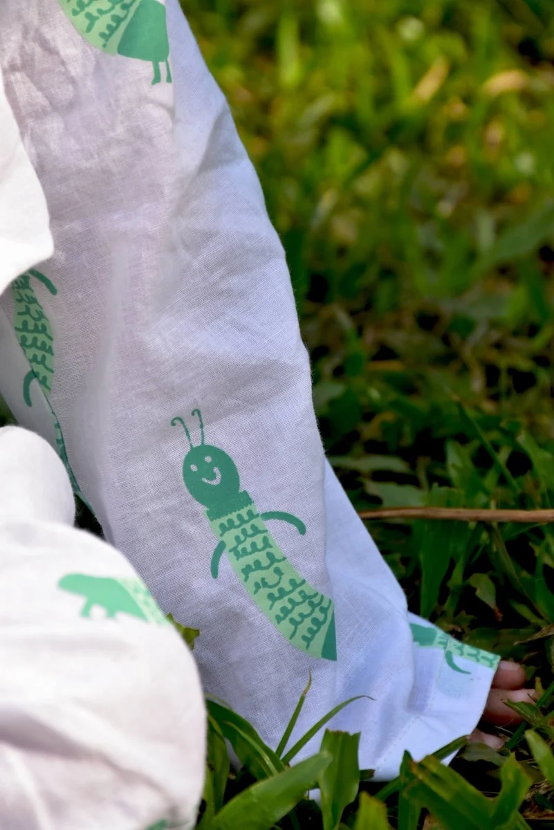 Taily Caterpillar- Unisex Infant Cotton Nightwear - Image 8