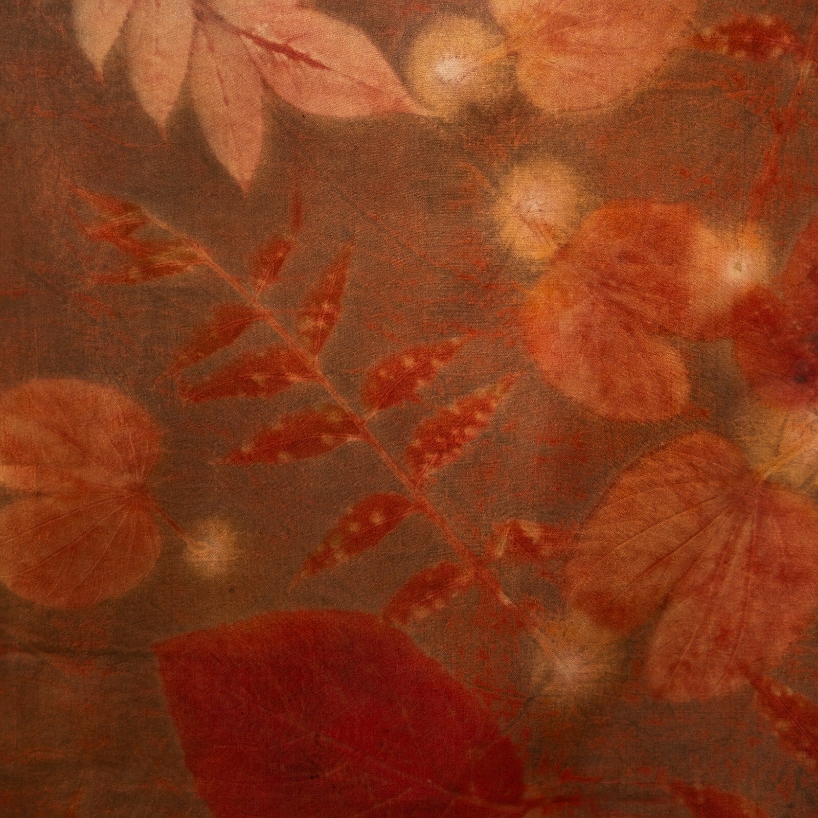 Tan Silk Scarf – Handcrafted Natural Silk Stole - Image 5
