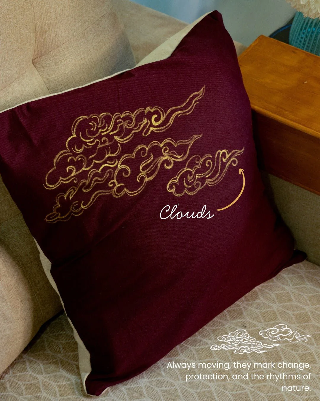 Tattva Pillow Covers (Set of 4) | Minimal Home Décor Cushion Covers - Image 2
