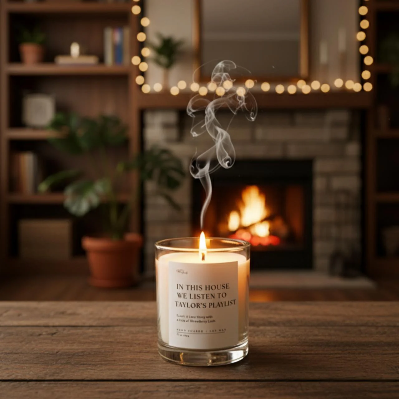 Taylor Swift Candle - Strawberry Lush Scent | Handmade Soy Wax Candle - Image 2