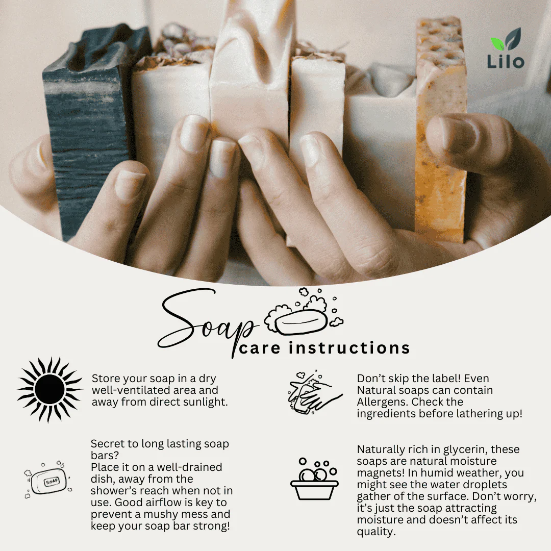 Tea Tree Charcoal Bar Soap for Oily Skin with Honey & Kokum - Image 5