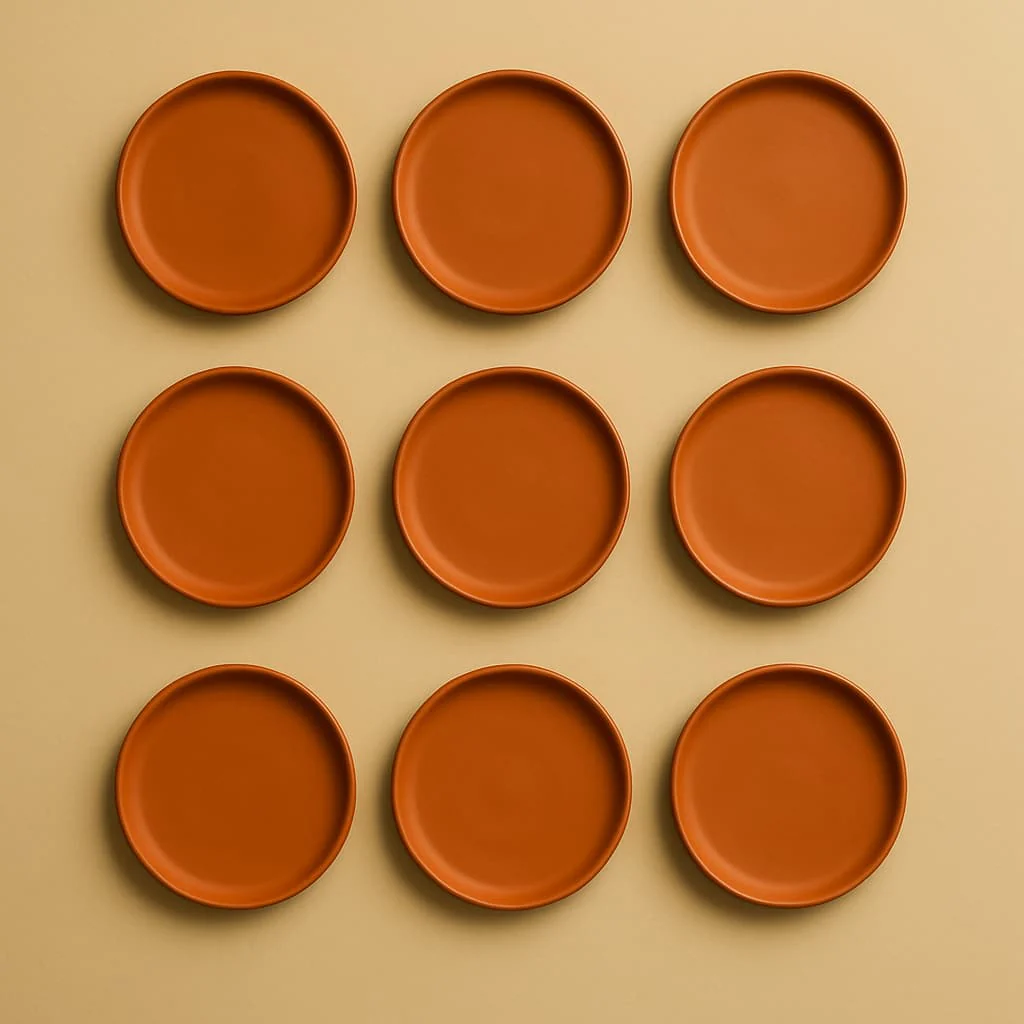 Terracotta 11-Inch Wall Plate | Handcrafted Decorative Plate - Image 12