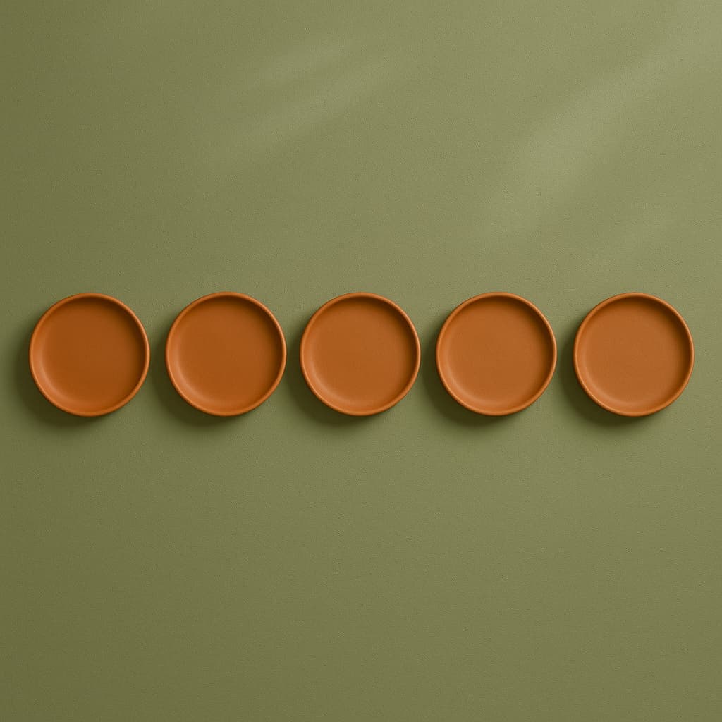 Terracotta 11-Inch Wall Plate | Handcrafted Decorative Plate - Image 32
