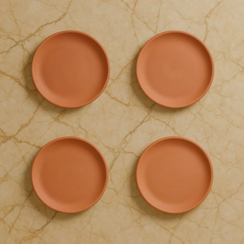 Terracotta 11-Inch Wall Plate | Handcrafted Decorative Plate - Image 6