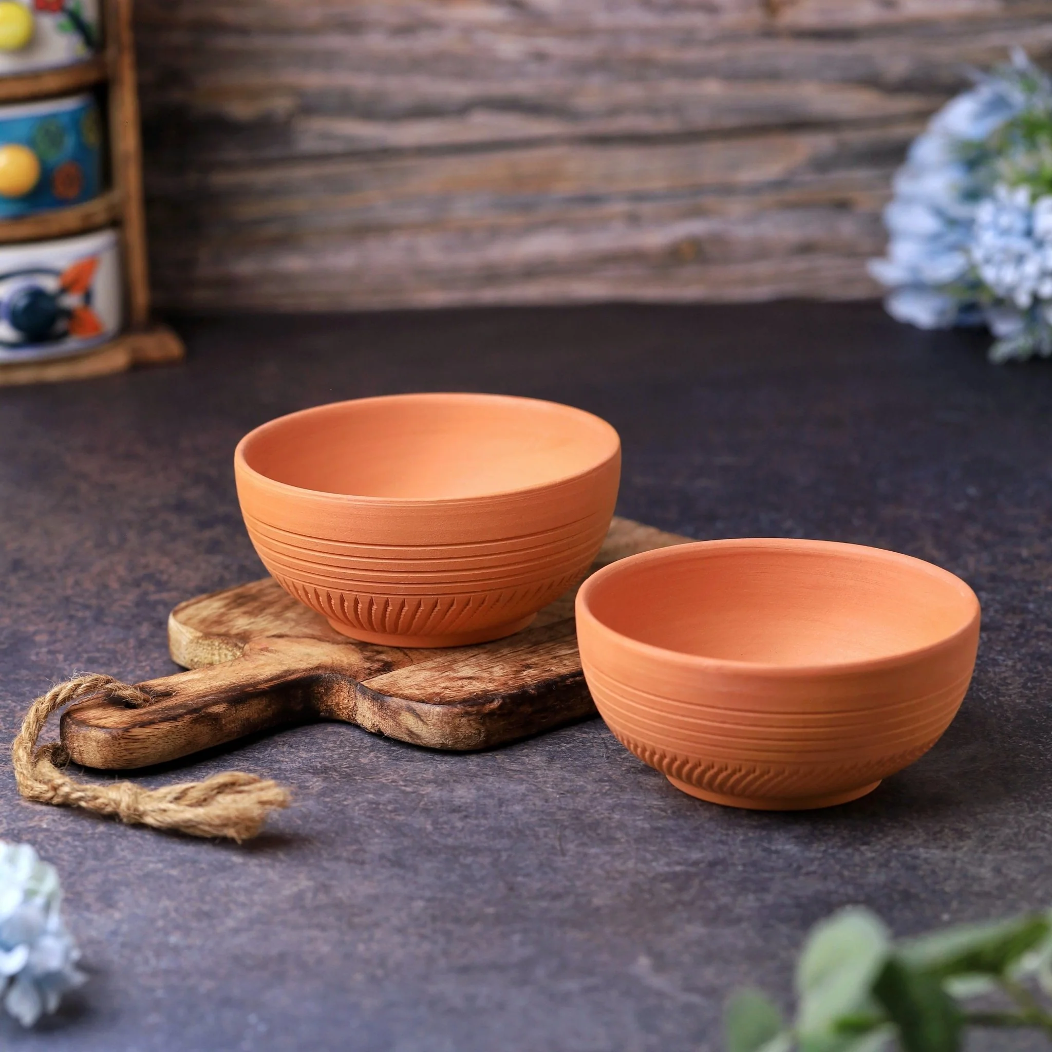 Terracotta Dry Fruits Special Bowl | Handcrafted Clay Bowl