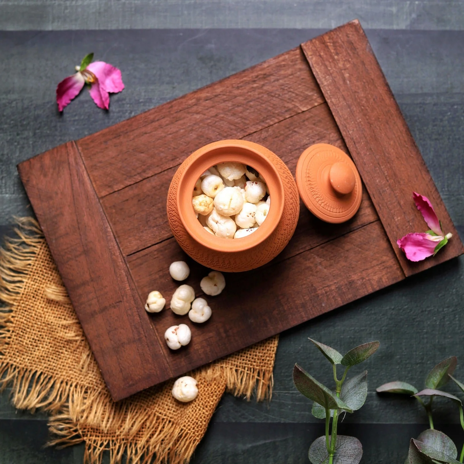 Terracotta Maharaja Sugar Pot | Handcrafted Clay Jar - Image 15