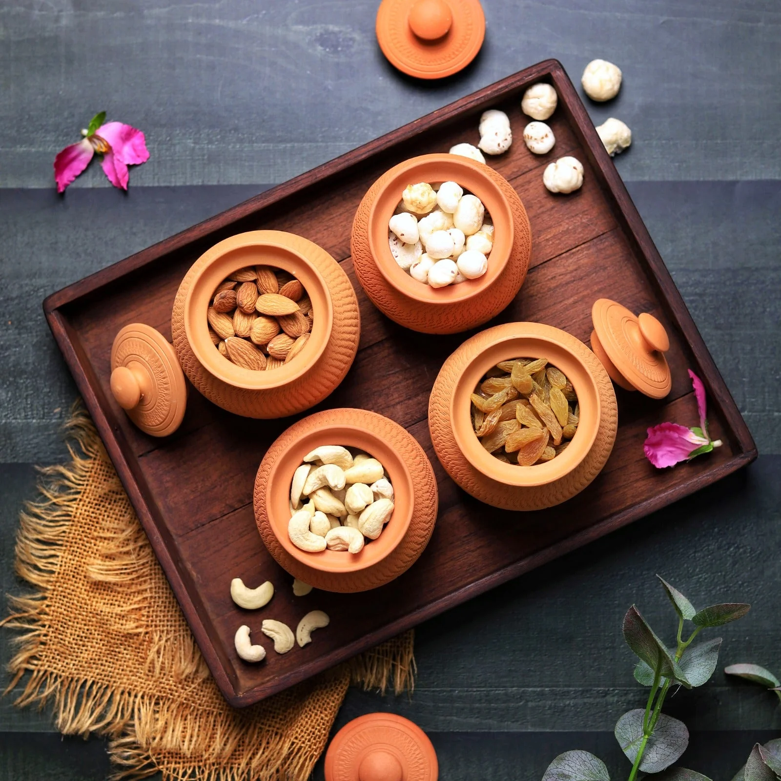 Terracotta Maharaja Sugar Pot | Handcrafted Clay Jar - Image 9