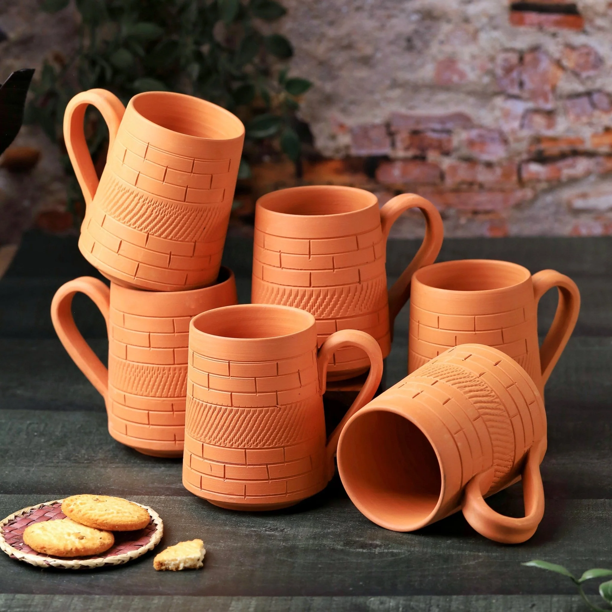 Terracotta Nawabi Jumbo Mug – Handcrafted Natural Clay Large Mug - Image 11