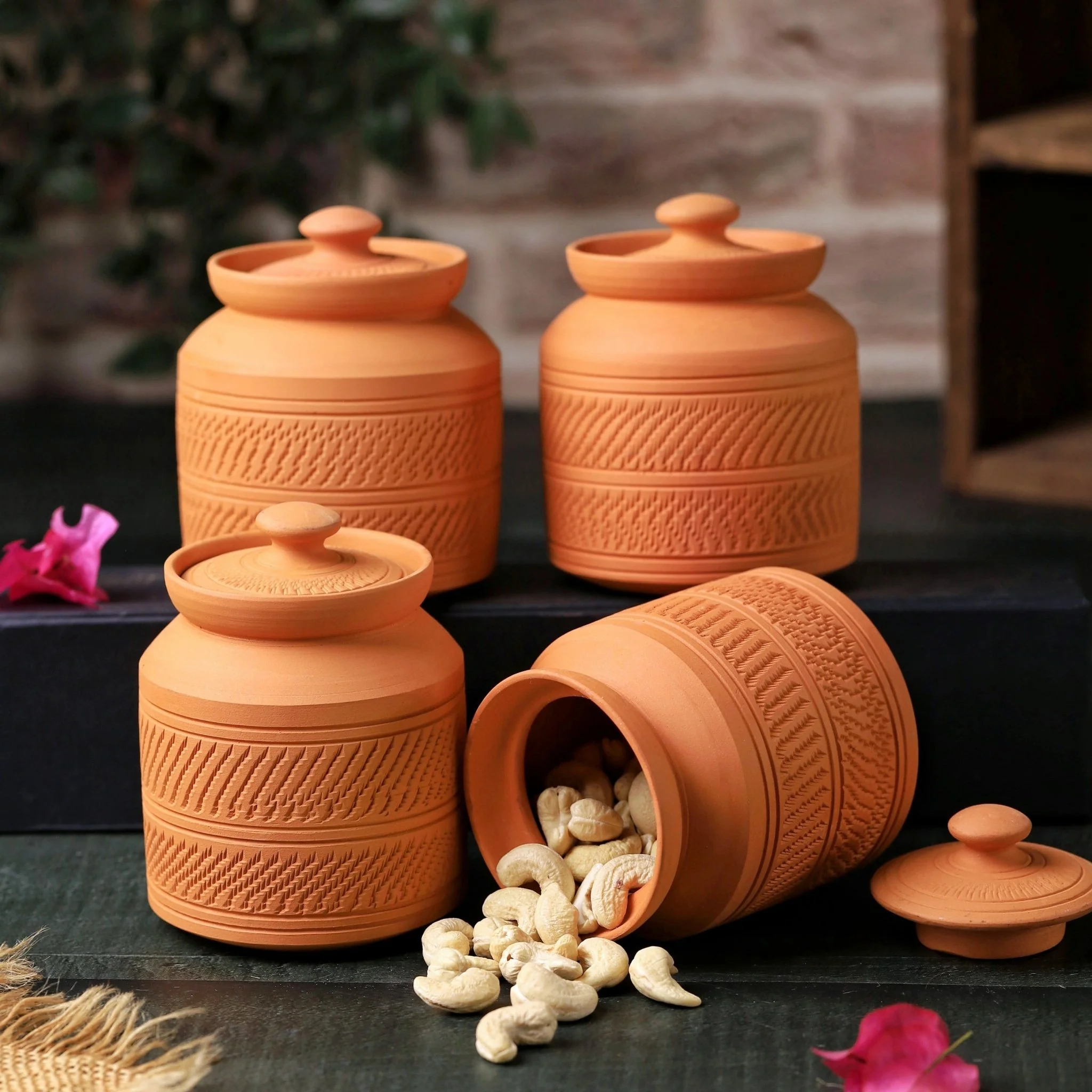Terracotta Nawabi Pot | Handcrafted Clay Multipurpose Jar - Image 3