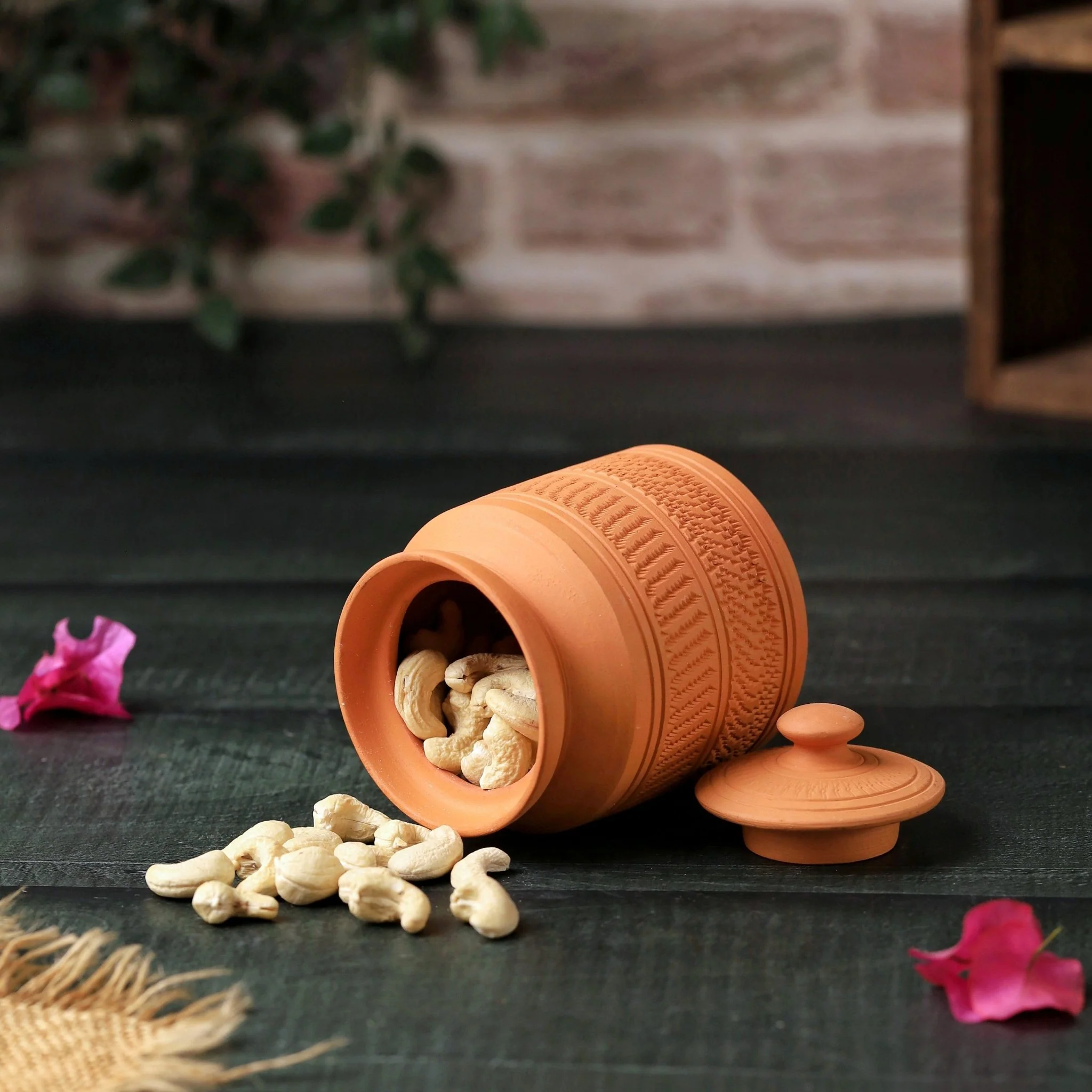 Terracotta Nawabi Pot | Handcrafted Clay Multipurpose Jar - Image 8