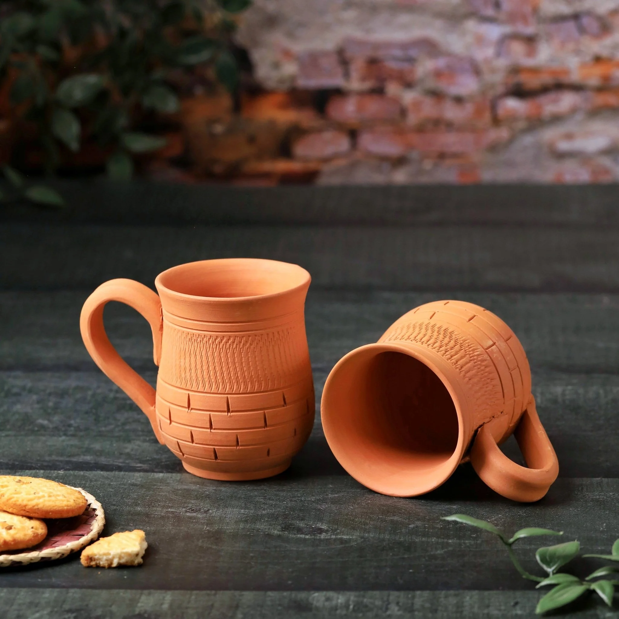 Terracotta Peshwa Coffee Mug – Handcrafted Natural Clay Coffee Mug - Image 7