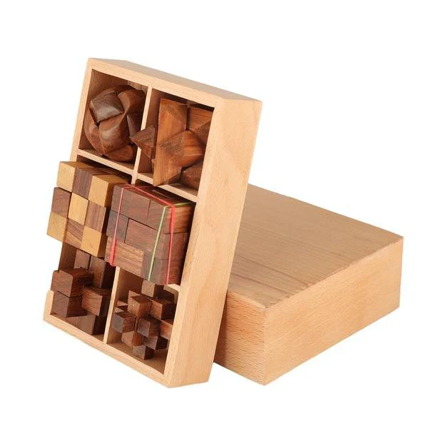 The Explorer STEM Brain Teaser Puzzle Set |  6 Mechanical Puzzles - Image 9