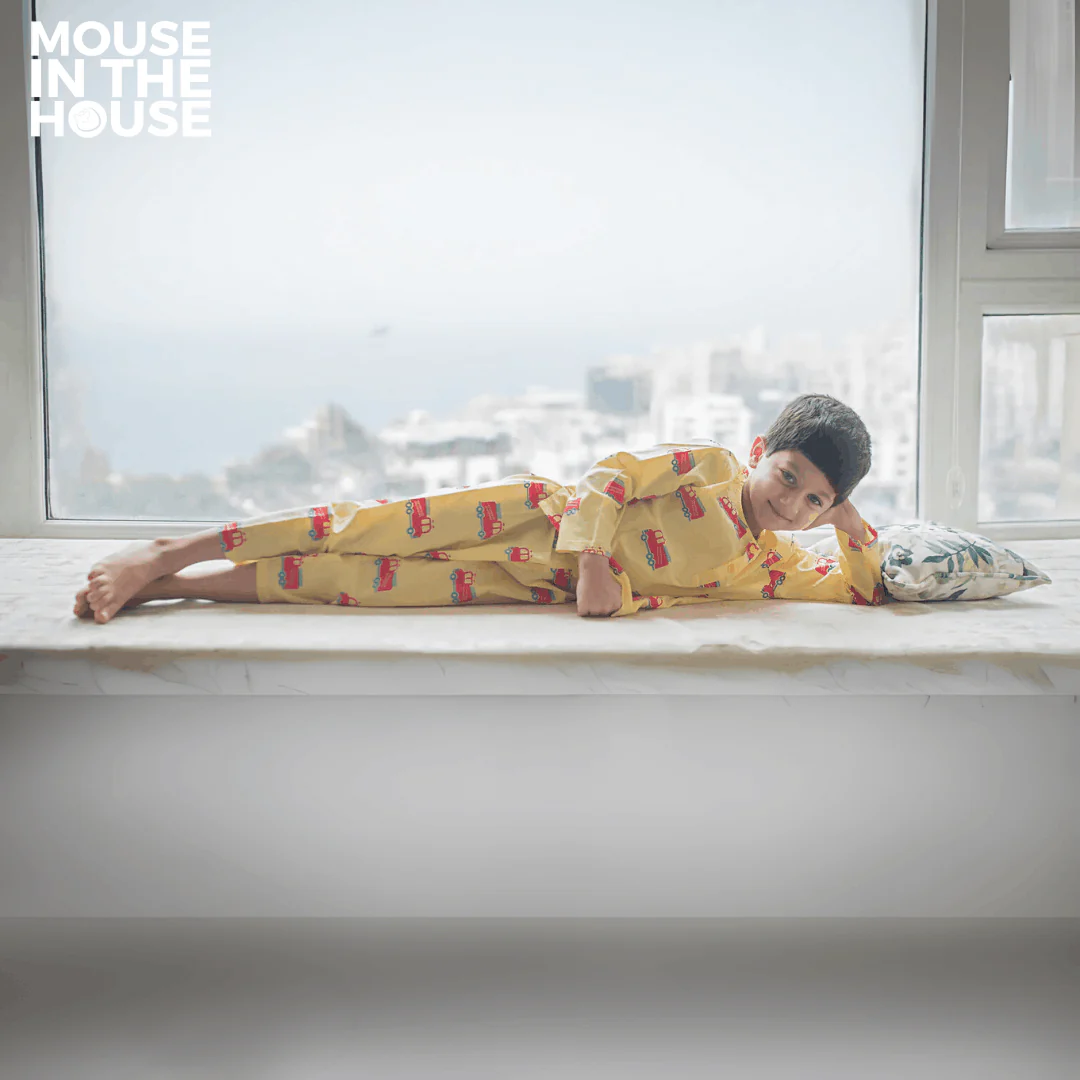 The Fire Fighter Truck- Unisex Kids Cotton Nightwear - Image 3