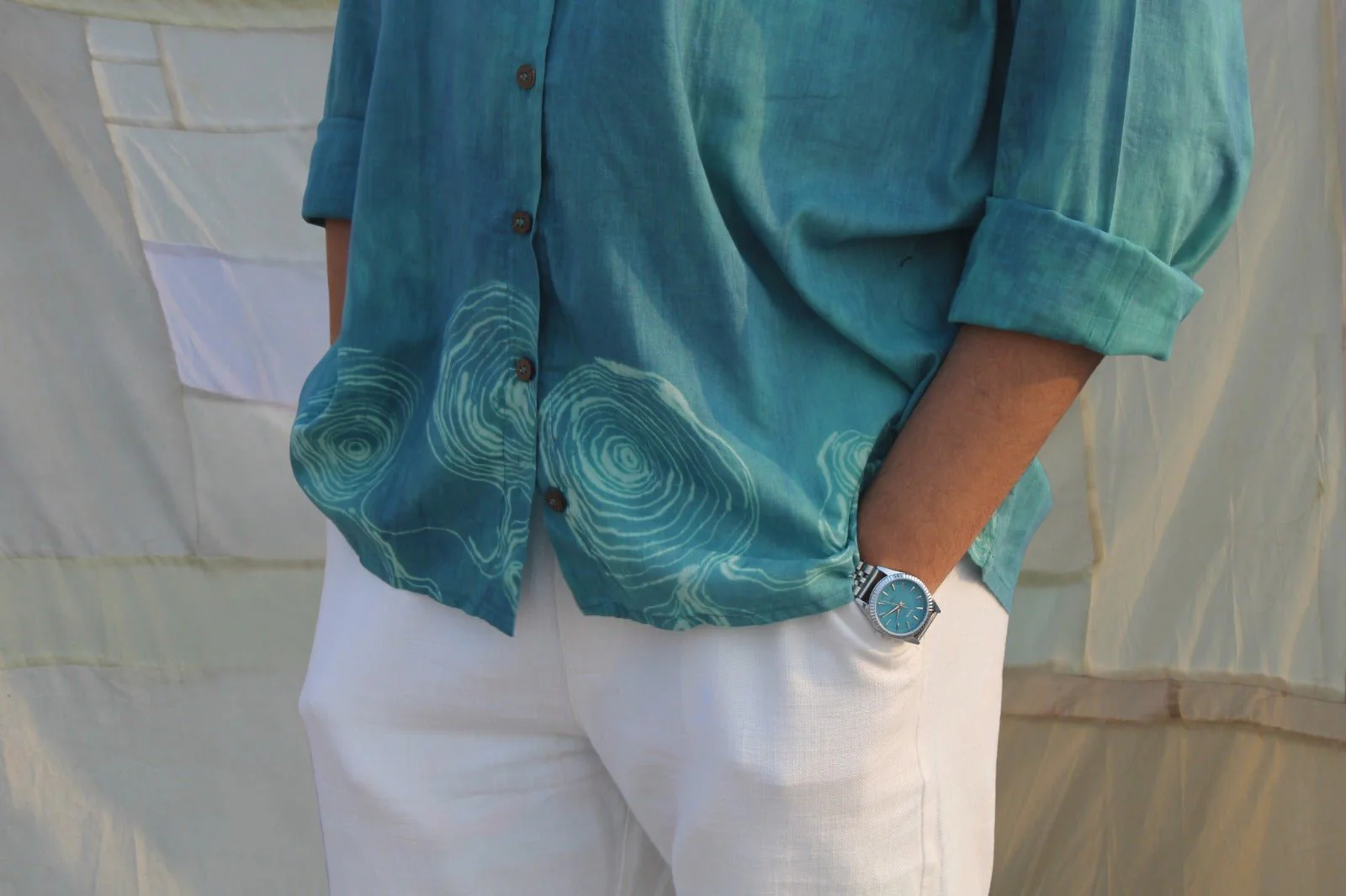 Gehraiyan Inspired Shirt for Men – Modern Minimal Casual Wear - Image 3