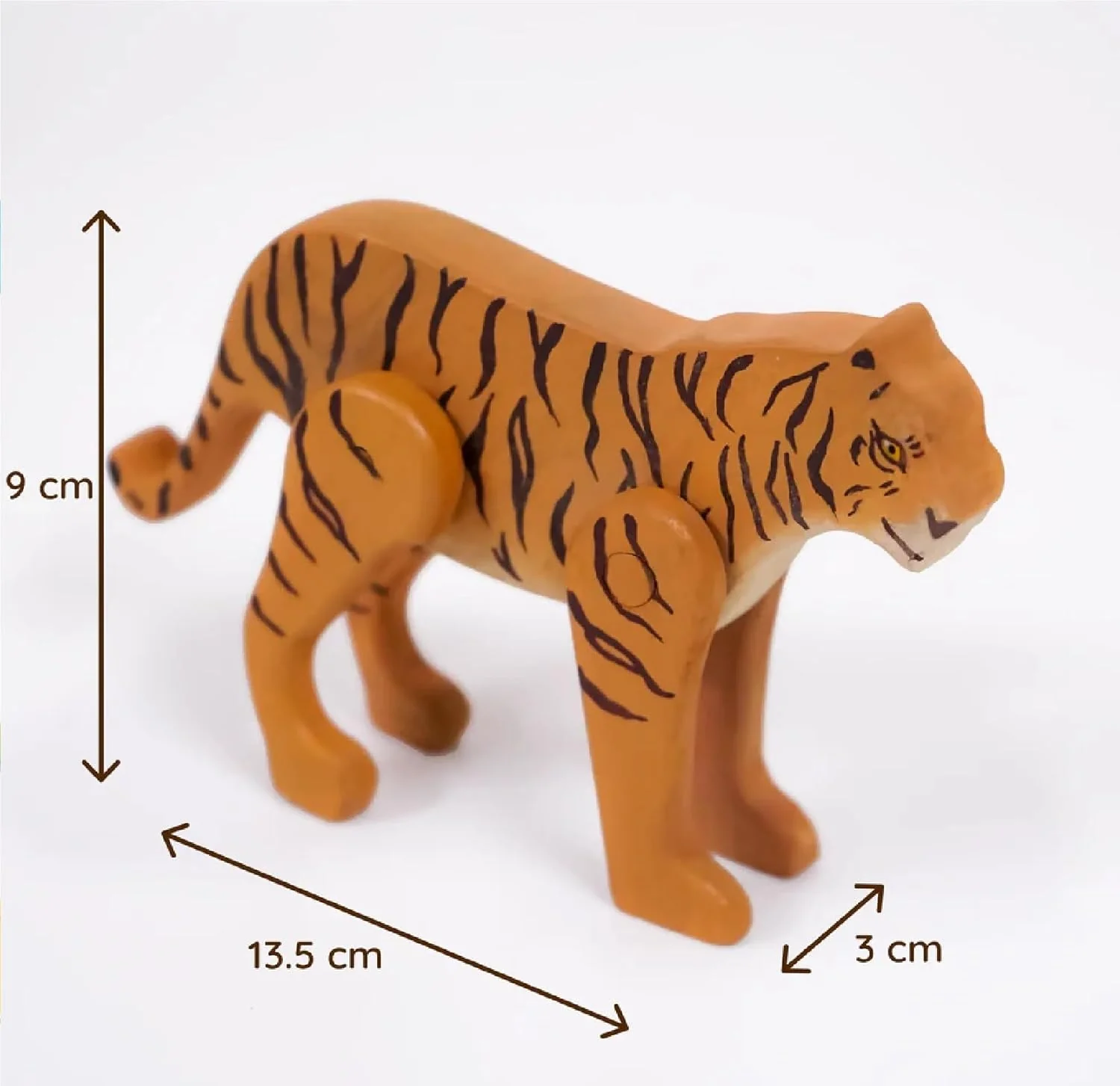 The Jungle Diaries Toy – Montessori Wooden Jungle Animal Playset - Image 6