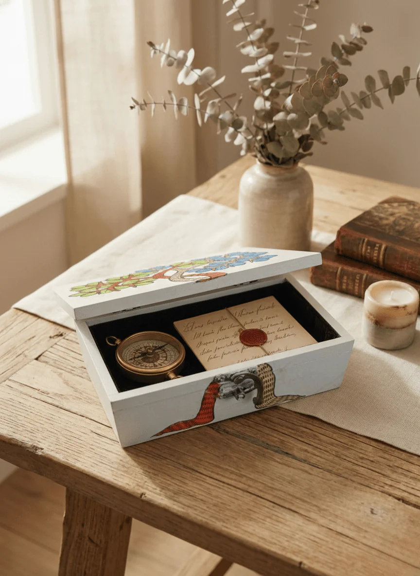 The Living Tree Chest Utility Box | Handcrafted Decorative Storage - Image 3