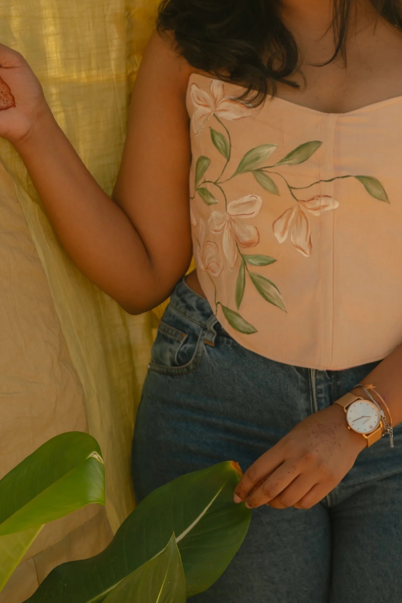 The Naina Corset Top | Structured Handcrafted Women’s Fashion Top - Image 2