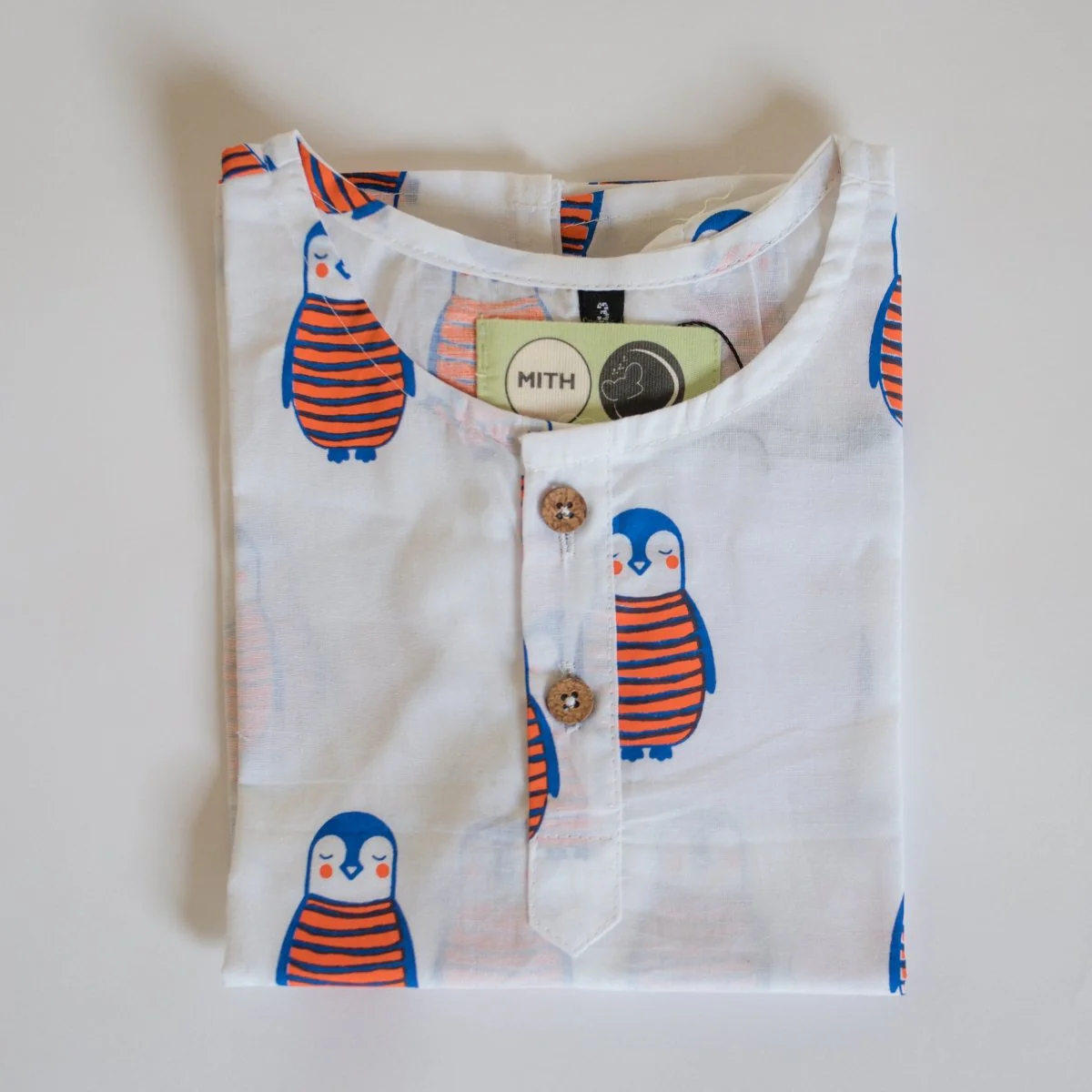 The Penguin Dad- Unisex Kids Cotton Nightwear - Image 6