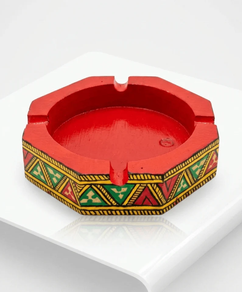 The Royal Ember Traditional Phad Folk Art Collectible Ash Tray