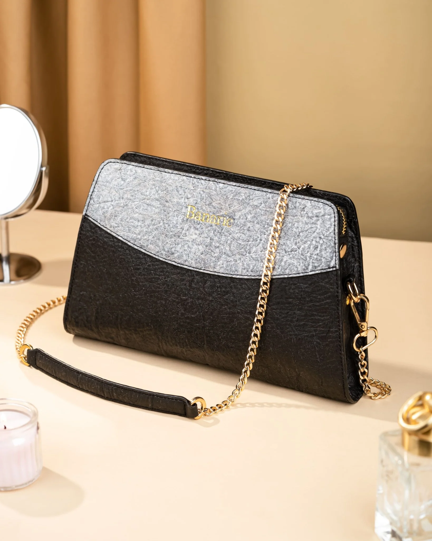 The Zen Clasp Crossbody Sling Bag | Vegan Banana Fiber Sling
