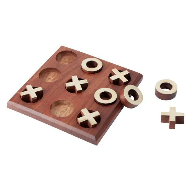 Tick Tack Toe- Metal Naughts & Crosses Travel Board Game - Image 6