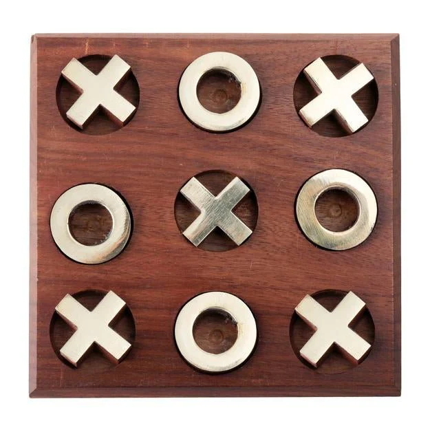 Tick Tack Toe- Metal Naughts & Crosses Travel Board Game - Image 7