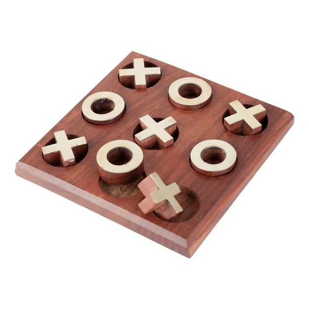 Tick Tack Toe- Metal Naughts & Crosses Travel Board Game - Image 9