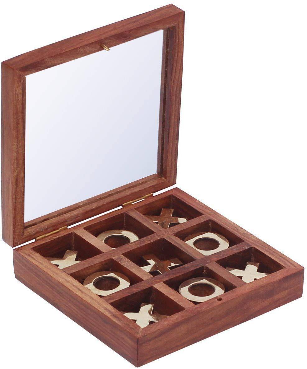 Tick Tack Toe - Wooden Family Board Game - Image 2
