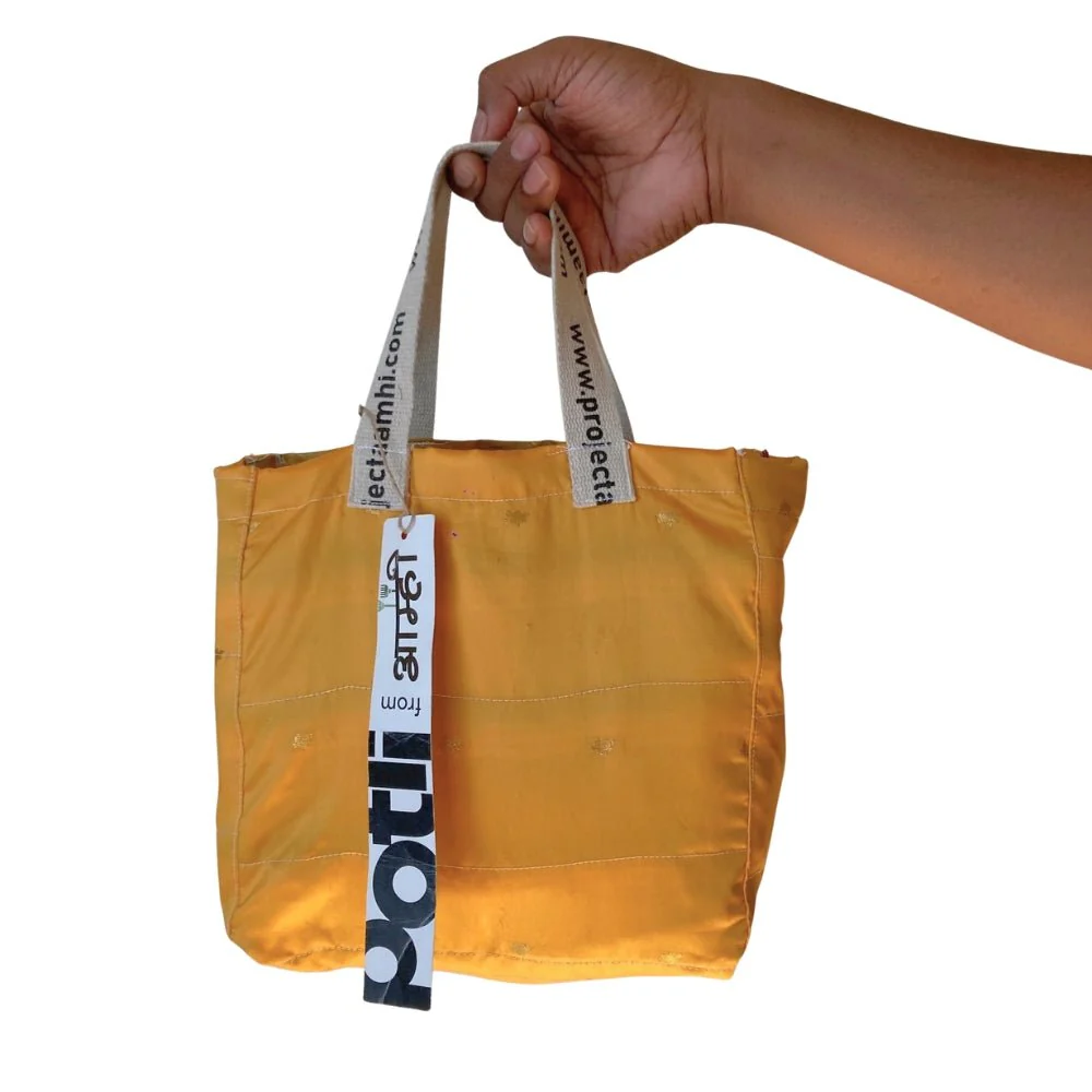 Reusable Tiffin Bag Upcycled Lunch Carry Bag - Image 31